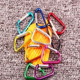 Carabiner Ring Keyrings Key Chains Outdoor Sports Camp Snap Clip Hook Keychain Hiking Aluminum Metal Convenient Hiking Camping Clip On3000