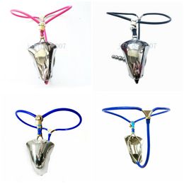 Chastity Devices Male Adjustable Invisible Pants Chastity Belt Device Stainless Steel Bird Cage #R45