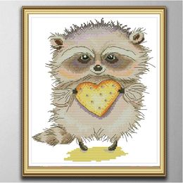 Who wants cookies decor paintings , Handmade Cross Stitch Craft Tools Embroidery Needlework sets counted print on canvas DMC 14CT /11CT
