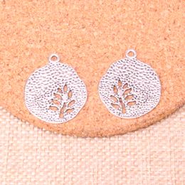 48pcs Charms leaf tree 28*23mm Antique Making pendant fit,Vintage Tibetan Silver,DIY Handmade Jewellery