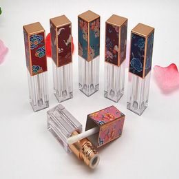 3.5ML Lip Glaze Tube Empty Tube 3D Retro Lipstick Bottle Concealer Bottle