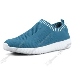 best lightweight running shoes UK - Best selling large size women's shoes flying women sneakers one foot breathable lightweight casual sports shoes running shoes Twenty-two