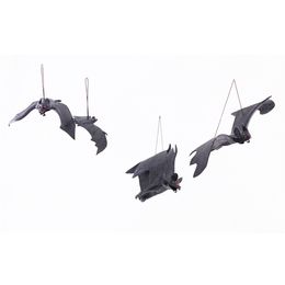 Halloween Simulation Bats Trick Toy Hanging Vampire Pendant Scary Bat April Fool's Day Halloween Decorations Party Props JK1909KD