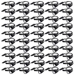 50X Multi-Pin D-Shape Earpiece Headset for Motorola GP328 GP320/340 GP640 HT1250