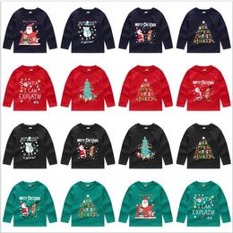 Kids Designer Clothes Christmas Undershirt Hoodies Casual Coat Fashion Jackets Long Sleeve Outwear Sweatshirts Jumper Pullover Tops C6011