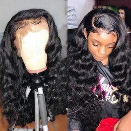 Loose Wave hd Lace Front Human Hair Wigs 360 Lace Frontal Wig Pre Plucked With Baby Hair 150 Density Brazilian invisible swiss diva1