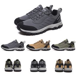 Hot Selling men women running shoes Olive Green Khaki Grey Outdoor shoes mens trainers sport sneakers Homemade brand Made in China