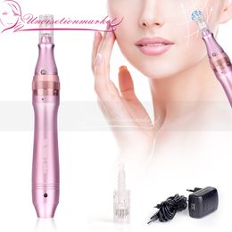 Rechargeable Auto Micro Needling Derma Pen For Skin Care Freckle Removal Facial Care Beauty Salon Home Use