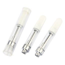 Vaper-Kartuschen 1 ml 0,5 ml Glastank Leerer Vape-Stiftwagen Keramikspule 510 Kartuschen-Vapes Verpackung Verdampfer E-Zigarette