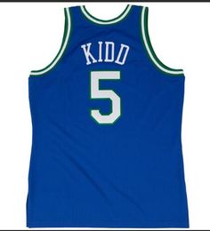 Custom Men Youth women Vintage 1994-95 Jason Kidd #5 Basketball Jersey Size S-4XL or custom any name or number jersey
