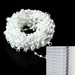 Wholesale-2016 White Beads Chain Roller Blind Shade Vertical Blinds Room Window Shutter 10m Plastic
