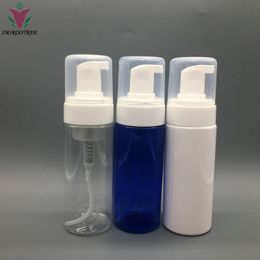 25pcs 150ml empty PET clear white plastic cosmetic foam pump bottle, airless foamer dispenser bottle,plastic foaming pump bottle