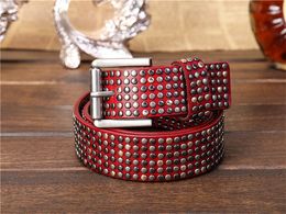 high quality Brand Belt mans and womens design belts Penk realy Leather Man designer belts smooth buckle Belts For Men without box