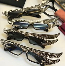 luxury- New designer 0240S sunglasses women men sun glasses brand designer diamonds design 0240 limited edition fashion luxury sunglasses