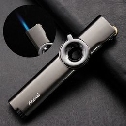 Creative Style Torch Turbo Lighter Jet Butane Portable Pocket Metal Gas Lighter Pipe Windproof For Cigarette Cigar 1300 C Gadgets For Man