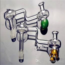 Dry pot of green S Wholesale Glass bongs Oil Burner Glass Water Pipes Oil Rigs Smoking Free