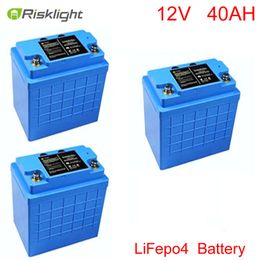 12V 40Ah LiFePO4 battery pack for electric bicycle, motorcycle batteries, electrical equipment