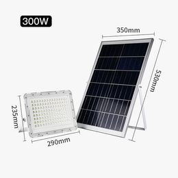 Solar LED Outdoor Lighting Flood Lights Remote Control Waterproof Solar Security Floodlight Fixture for Outdoor Wall Garden Yard