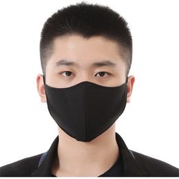 Free Shipping Anti Pm2.5 Mouth Mask Black Dustproof Face Cover Masks Reusable Protect Haze Respirators Fashion 2 5as E1