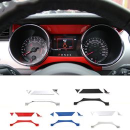 ABS Car Instrument Panel Decoration Trim For Ford Mustang 15+ Auto Interior Accessories