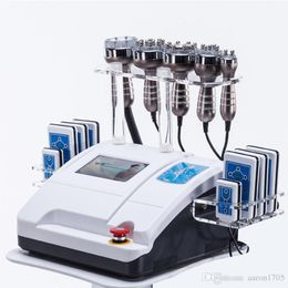 Ultrasonic cavitation radio frequency lipo laser slimming machine vacuum RF skin tighten beauty equipment
