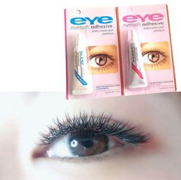 drop shipping 20pcs eyelash glue clearwhite darkblack waterproof false eyelashes adhesive makeup eye lash glue makeup