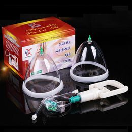 Breast & Buttocks Enhancement Pump Lifting Vacuum Suction Cupping Suction Therapy Device Bust Enhancer with free ship.