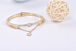 Wholesale-five-pointed star set diamond bracelet fashion bracelets Europe and the United States retro lady Jewellery crystal orn