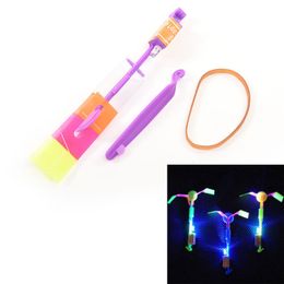 LED Arrow Helicopter Rotating Flying Toys Space UFO led Lights Christmas Kids' Gift Novelty Children Flying Toys