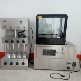 Stainless steel pizza cone machine with oven and display,price of pizza cone oven,conical pizza machine