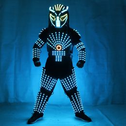 LED stage clothes luminous costume LED robot suit led clothing light suits costume for dance performance wear