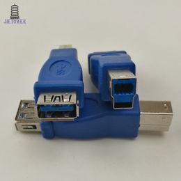500pcs/lot USB 3.0 Adapter AF TO BM A Type Female to B Type Male Adapter USB3.0 Connector 4.8Gbs