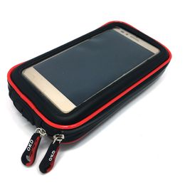 Waterproof Bag Motorcycle Titular Phone Case Bicicleta Phone Holder slots de suporte para bicicleta Cartão do guiador Suporte Moto