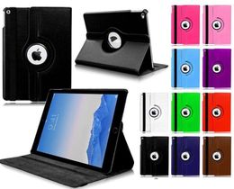 360 Degree Rotating Stand Smart Cover PU Leather Case for For iPad 2 3 4 mini 2 3 4 For iPad 9.7 air 2 3 4 5