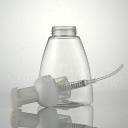 250ML / 300ML Transparent Plastic Bottle With Foam Pump , Empty Cosmetic Container , Gel Packaging Bottle