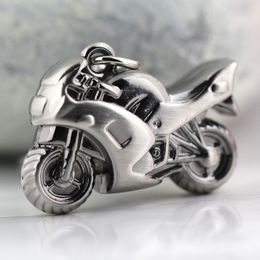 Alloy Car Model Toy, Mini Motorcycle Key Buckle, High Simulation Customizable Pendant, for Party Kid' Birthday' Gift, Collecting, Decoration