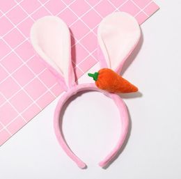 Headband Christmas Toy Supplies cosplay party stage performance props plush bunny ears headband hair accessories headdress