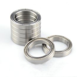 20pcs ABEC-3 S6807 ZZ 35*47*7 mm stainless steel 440C thin wall deep groove ball bearing 6807 -2Z 35X47x7mm