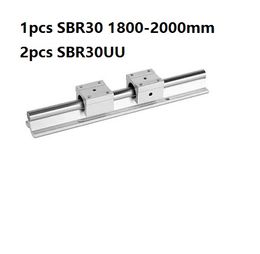 1pcs SBR30 1800mm/1900mm/2000mm support rail linear guide + 2pcs SBR30UU linear bearing blocks for cnc router
