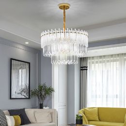 Round Crystal Chandelier Lighting BuleGold Frosted Glass Hanging Lamp Living Room Dining Room Smoke Gray Lustres De Cristal Round Crystal Chandelier Lighting BuleGold Frosted Glass Hanging Lamp Living Room Dining Room Smoke Gray Lustres De Cristal