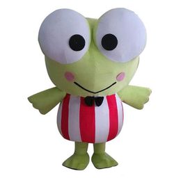 2019 Discount factory hot Lovely big eyes frog Mascot Costumes Cartoon Adult Size Character Lovely big eyes frog Costumes.