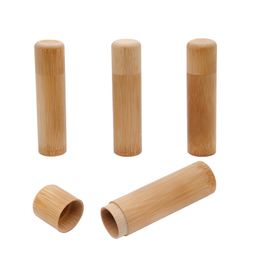 Nice Natural Bamboo Wood Pill Storage Jar Portable Tobacco Bottle Design Cigarette Box Case For Smoking Tube Dugout One Hitter Tool