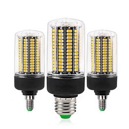 E27 E14 SMD5736 LED-Glühlampen, AC 110 V, 220 V, LED-Maislicht, 7 W, 9 W, 12 W, 15 W, 20 W, kein Flimmern, für Wohnzimmer-Ampulle