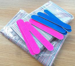 Professional Nail Files Sandpaper Buffers Slim Crescent Grit 180/240 tools disposable cuticle remover callus polish pack Wholesale