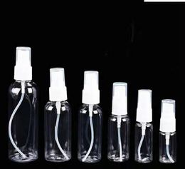 quality Transparent Plastic Spray Bottle Atomizer Pumps For Essential Oils Travel Perfume Bulk Portable Makeup 15ML 30ML 50ML 60ML 100ML