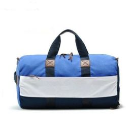 new fashion men women travel bag duffle bag, brand designer luggage handbags large capacity sport bag 55CM