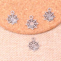 133pcs Charms spider cobweb 17*14mm Antique Making pendant fit,Vintage Tibetan Silver,DIY Handmade Jewellery