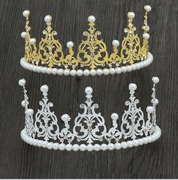 Crown Fresh Peanut Day Cake Decoration Bright Pearl Headdress Hair Ornament Hoop