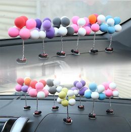 Creative Soft Pottery Advertising Balloon Decorative Objects Car Interior Ornaments Lovely Instrument Table Clay