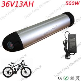 EU US No Tax Electric Bicycle Battery 36V 13AH E-Bike li-ion Battery 36 Volt 13AH lithium scooter battery for Ebike 500W Motor.